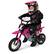 Angle. Hyper - HPR 350 Dirt Bike w/ 40 Min Operating Time & 14 MPH Max Speed - Pink.