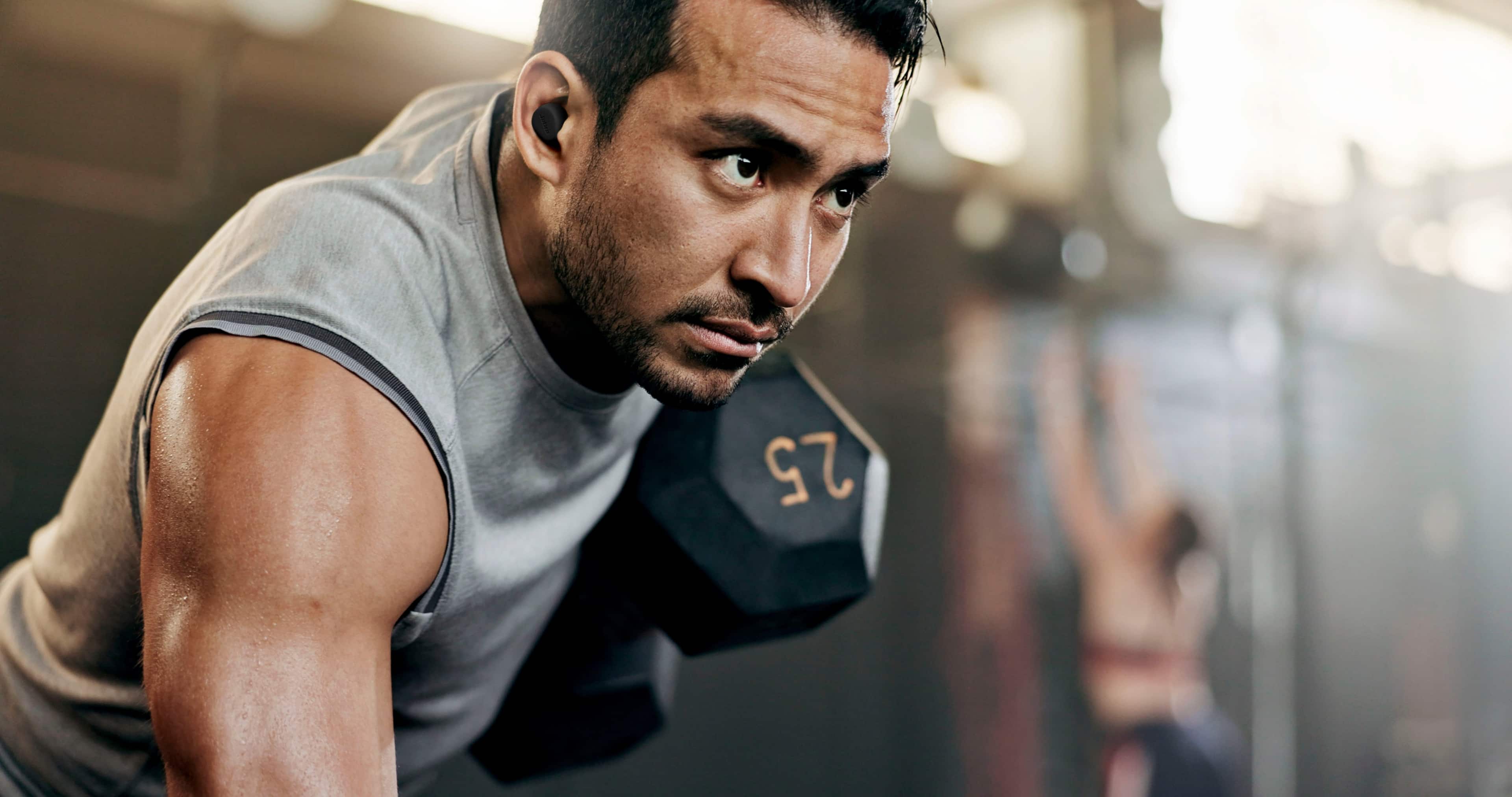 Alt View 11. Jabra - Elite 10 Gen 2 Dolby Atmos Noise Cancelling Wireless In-ear Headphones with Smart Case - Gloss Black.