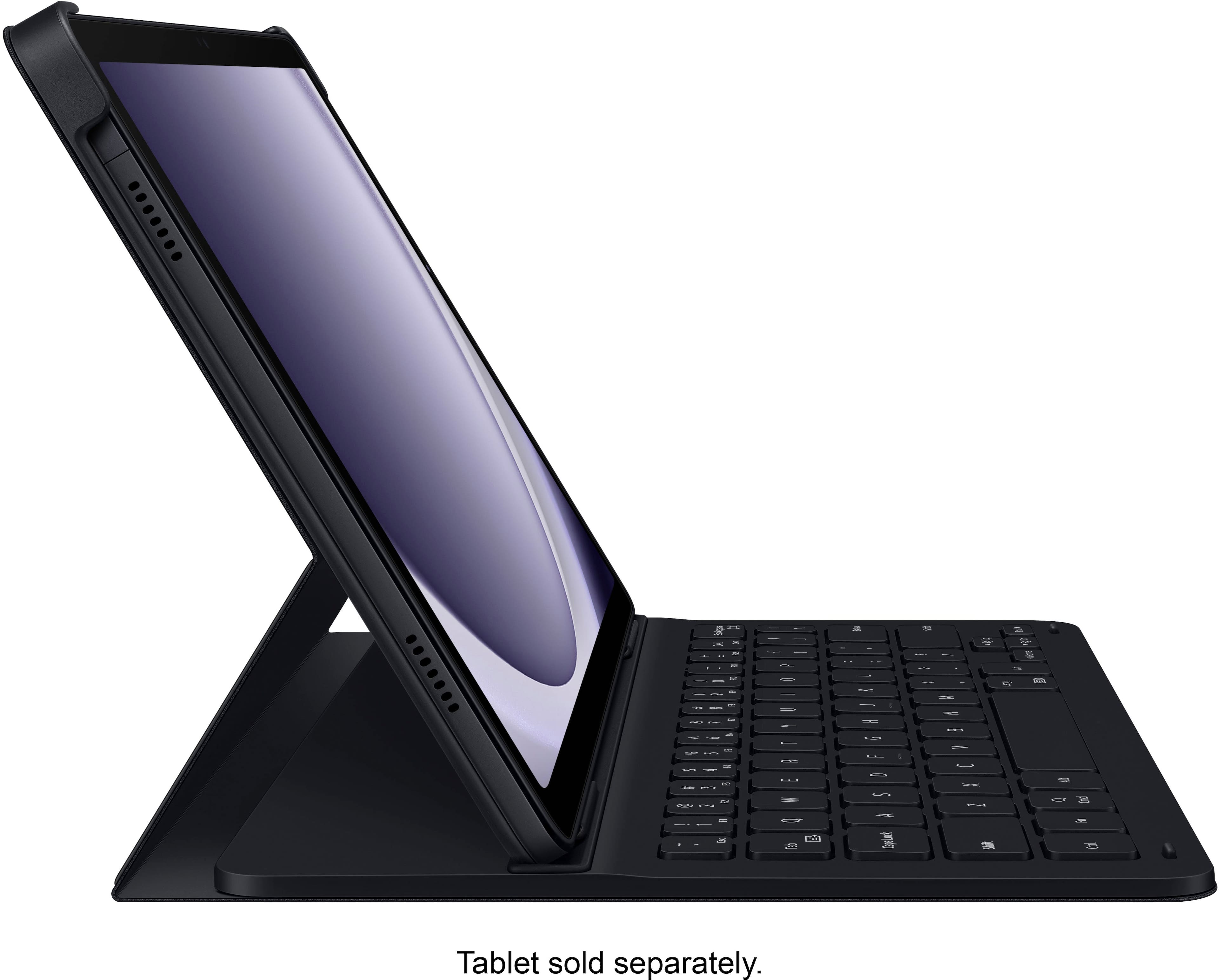 Alt View 15. Samsung - Galaxy Tab A9+ Slim Keyboard Book cover - Black.