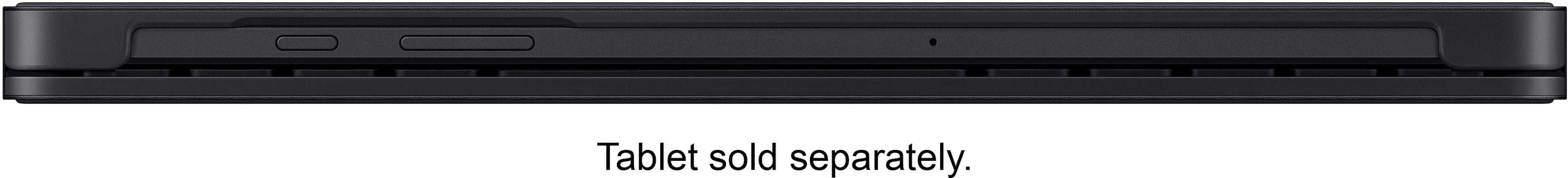 Alt View 21. Samsung - Galaxy Tab A9+ Slim Keyboard Book cover - Black.