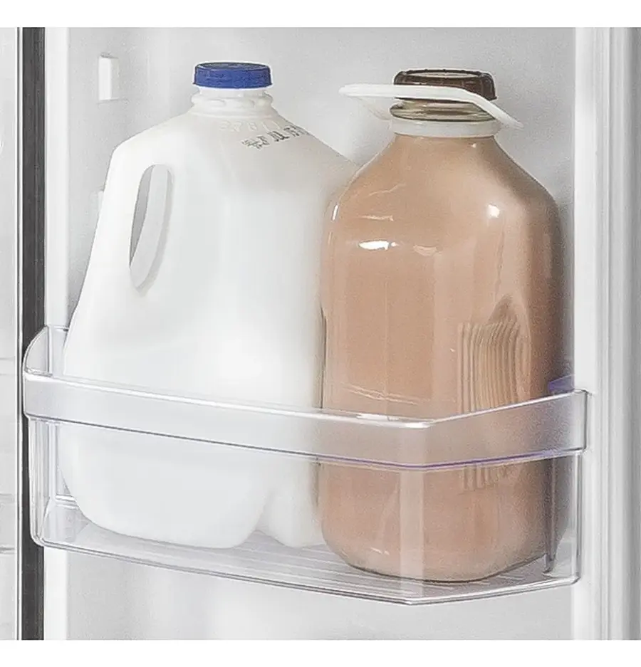 Alt View 24. GE - 21.9 Cu. Ft. French Door Counter Depth Refrigerator with Internal Water Dispenser - Stainless Steel.