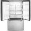 Alt View 12. GE - 20.6 Cu. Ft. French Door Counter Depth Refrigerator with Space Saving Icemaker - Stainless Steel.
