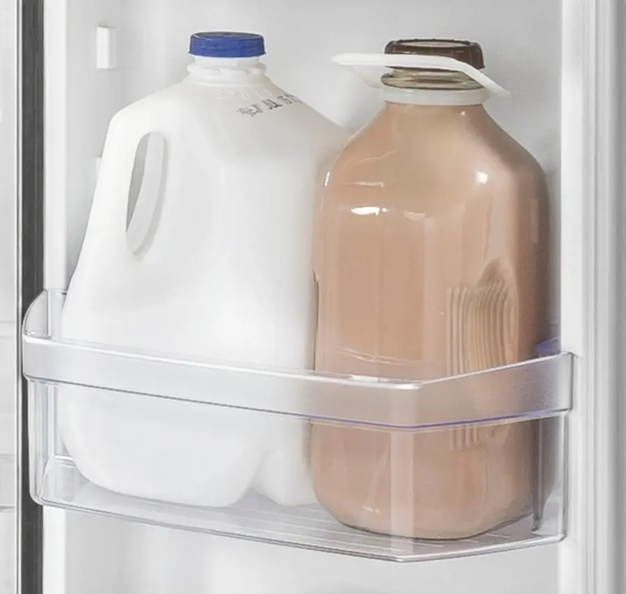 Alt View 22. GE - 20.6 Cu. Ft. French Door Counter Depth Refrigerator with Space Saving Icemaker - Stainless Steel.