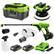 Front. Greenworks - 24V Cordless Car Cleaning 3 Piece Combo Kit with Two (2) 2.0Ah Batteries & Charger - Green.