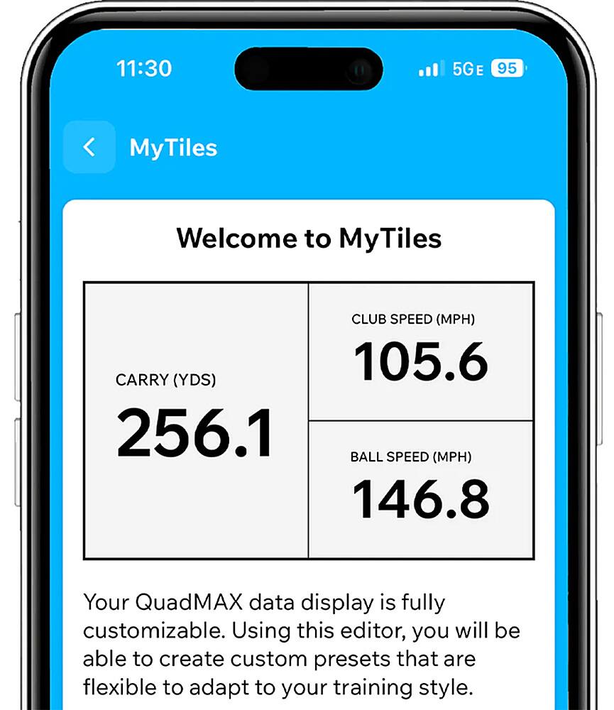 Welcome to MyTiles!

Your QuadMAX data display is fully customizable. Using this editor, you will be able to create custom presets that are flexible to adapt to your training style.