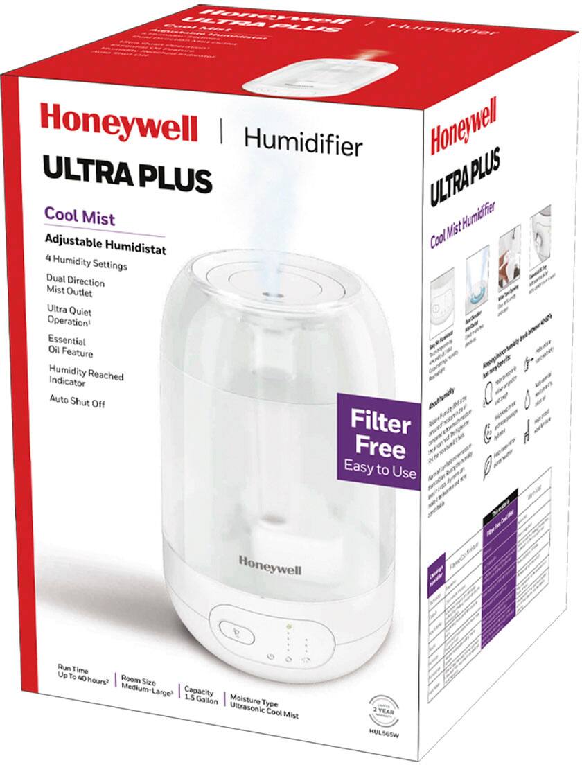 Alt View 12. Honeywell - Honeywell Cool Mist Hum White - White.
