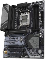 GIGABYTE - B650 EAGLE AX (Socket AM5) AMD B650 ATX DDR5 Wi-Fi 6E Motherboard - Black - Front_Zoom