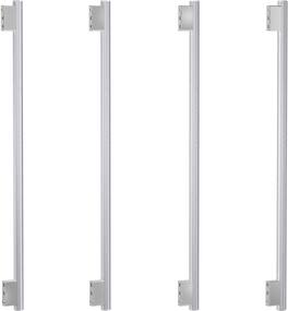 Thermador - Masterpiece Series Handle Kit for 36" and 42" French Door Bottom Mount Refrigerator - Stainless Steel