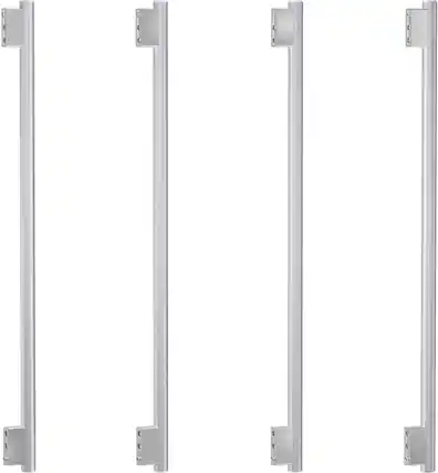 Front. Thermador - Masterpiece Series Handle Kit for Thermador 36" and 42" French Door Bottom Mount Refrigerator - Stainless Steel.