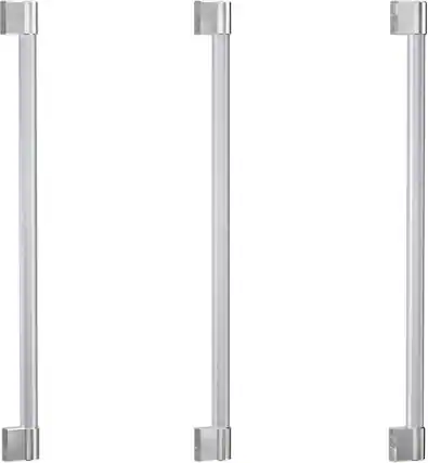 Front. Thermador - Professional Series Handle Kit for 36" Bottom Mount Refrigerators - Stainless Steel.