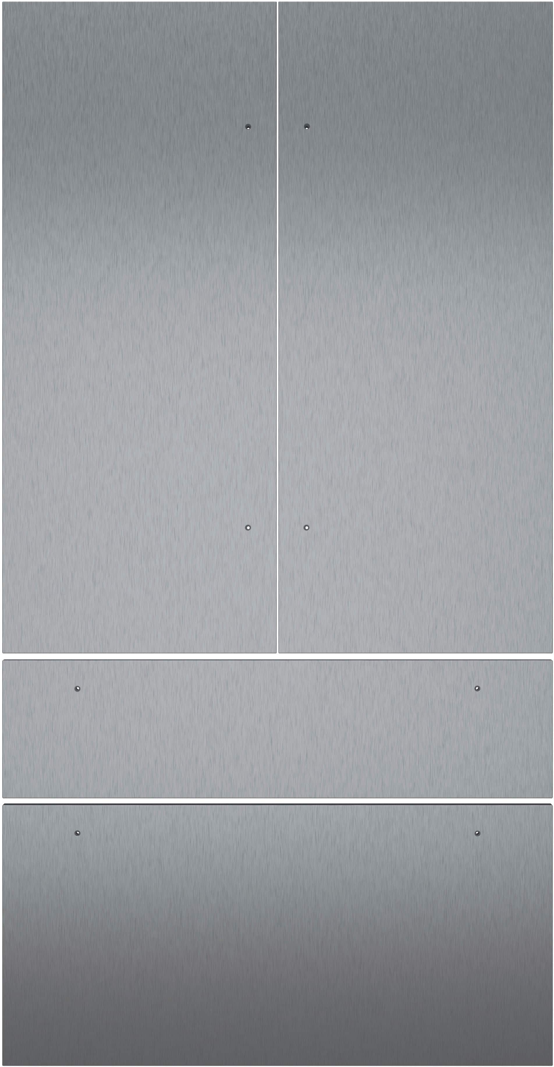 Thermador - Door Panel Kit for T42IT100NP French Door Bottom Freezer Refrigerator - Stainless Steel - Front_Zoom