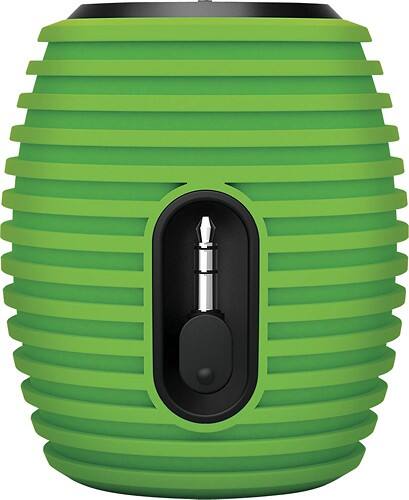 Front Standard. Philips - Portable Speaker for Apple® iPod®, iPhone® and Most MP3 Players - Green.