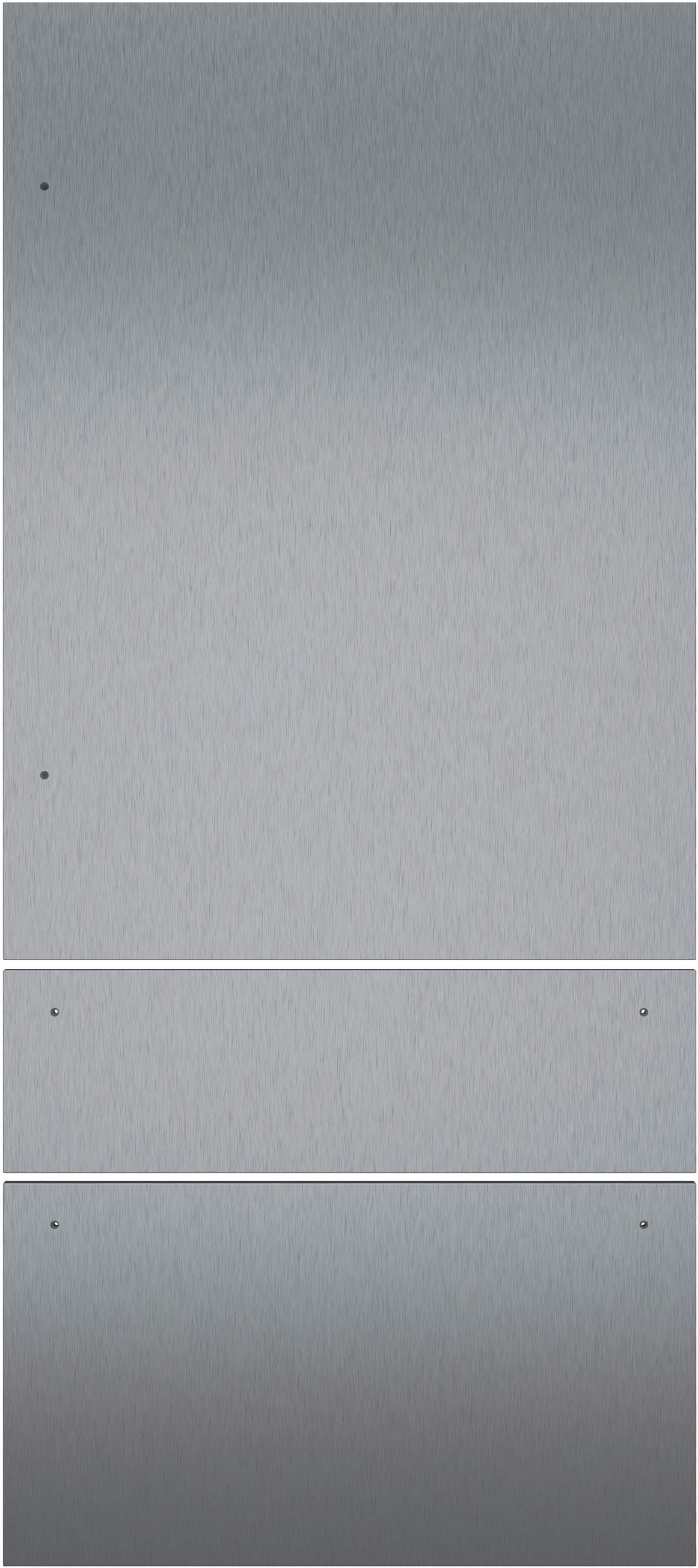 Front. Thermador - Door Panel Kit for T36IB100SP Bottom Freezer Refrigerator - Stainless Steel.