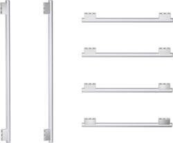 Thermador - Masterpiece Series Handle Kit for 48" French Door Bottom Mount Refrigerator - Stainless Steel - Front_Zoom
