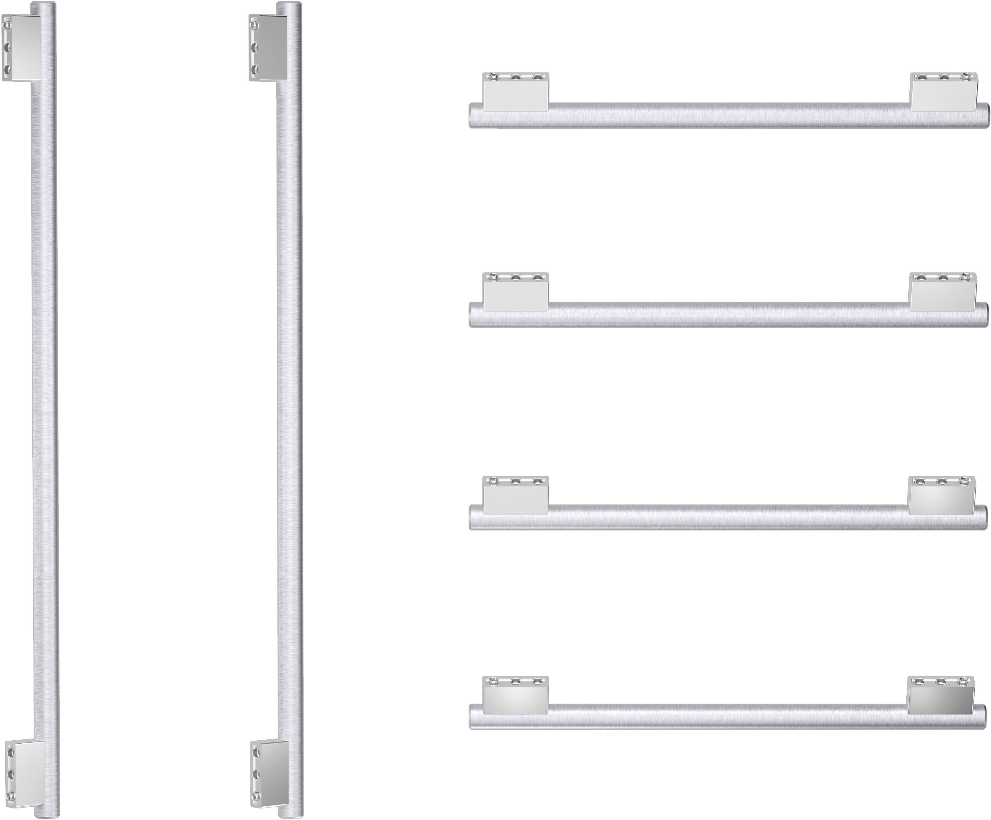 Front. Thermador - Masterpiece Series Handle Kit for 48" French Door Bottom Mount Refrigerator - Stainless Steel.