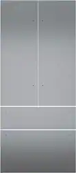 Thermador - Door Panel Kit for T36IT100NP French Door Bottom Freezer Refrigerator - Stainless Steel - Front_Zoom