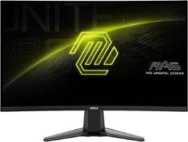 MSI - MAG27C6X 27" Curved FHD 250Hz 1ms Adaptive Sync Gaming Monitor with HDR ready  (DisplayPort, HDMI, ) - Black - Front_Zoom