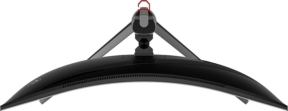 Alt View 14. MSI - MAG345CQR 34" Curved Ultra Wild QHD 180Hz 1ms Adaptive Sync Gaming Monitor with HDR ready (DisplayPort, HDMI, ) - Black.