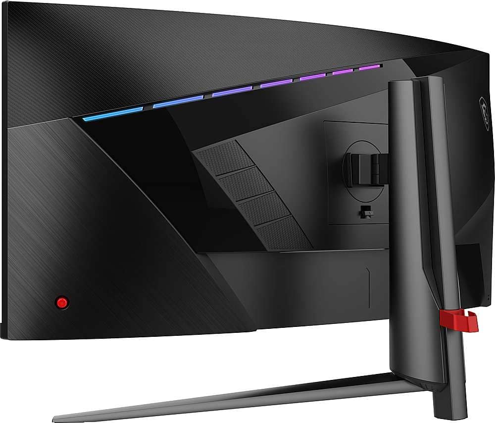 Alt View 1. MSI - MAG345CQR 34" Curved Ultra Wild QHD 180Hz 1ms Adaptive Sync Gaming Monitor with HDR ready (DisplayPort, HDMI, ) - Black.