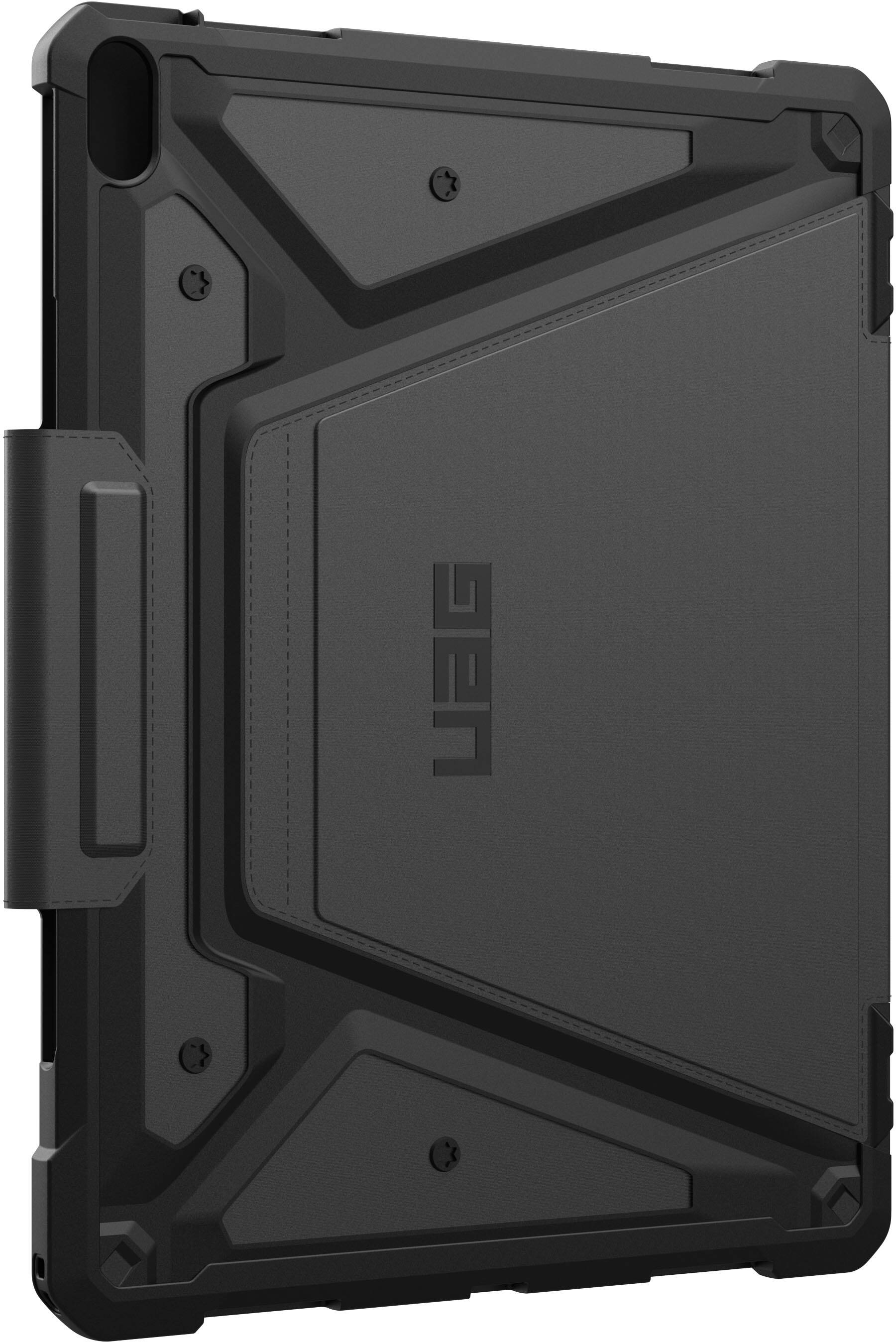 Left. UAG - Metropolis SE Case for iPad Air 13" (Latest Model/M2 chip) - Black.