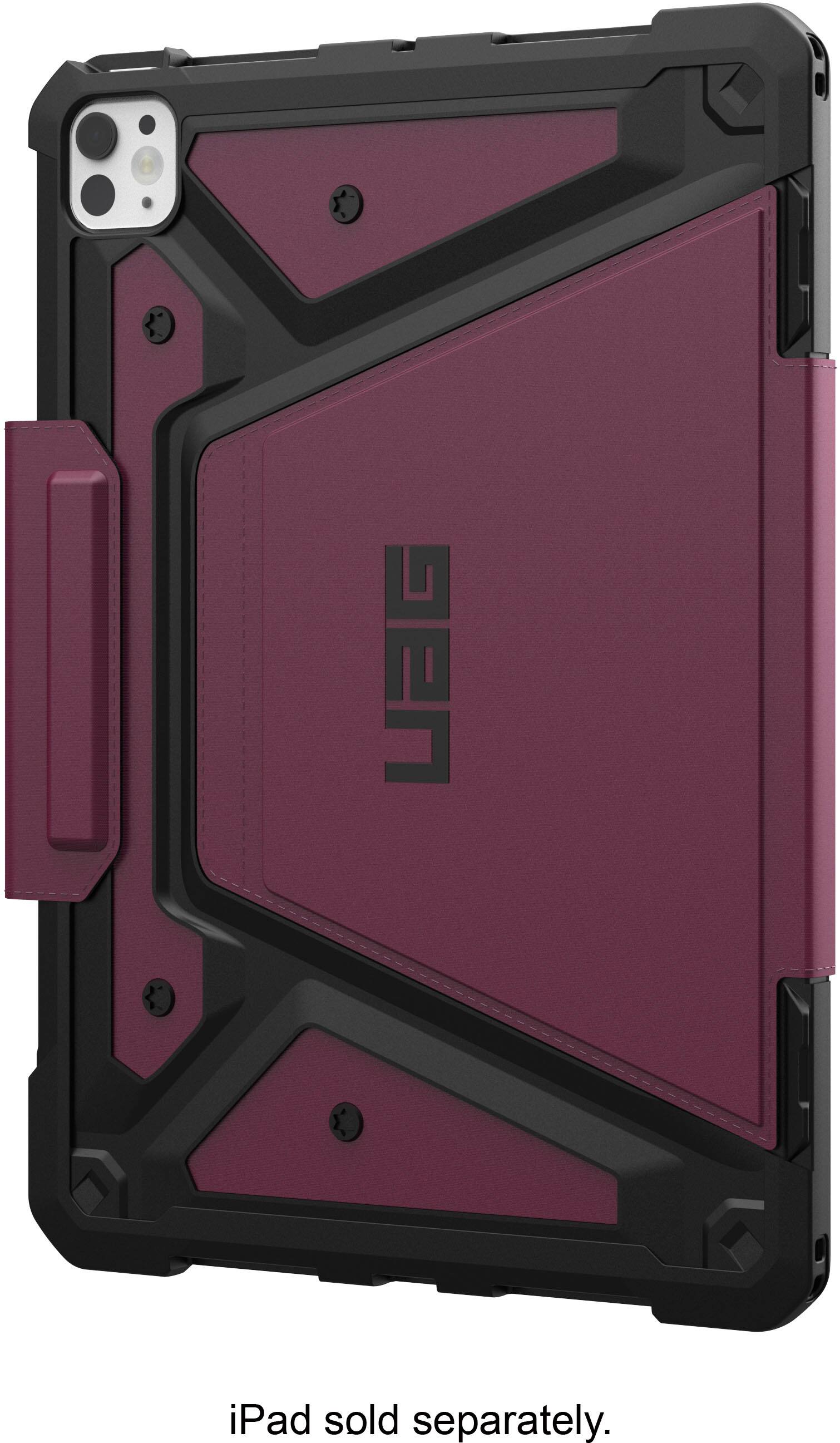 Left. UAG - Metropolis SE Case for iPad Pro 11" (Gen 5/M4 chip) - Bordeaux.