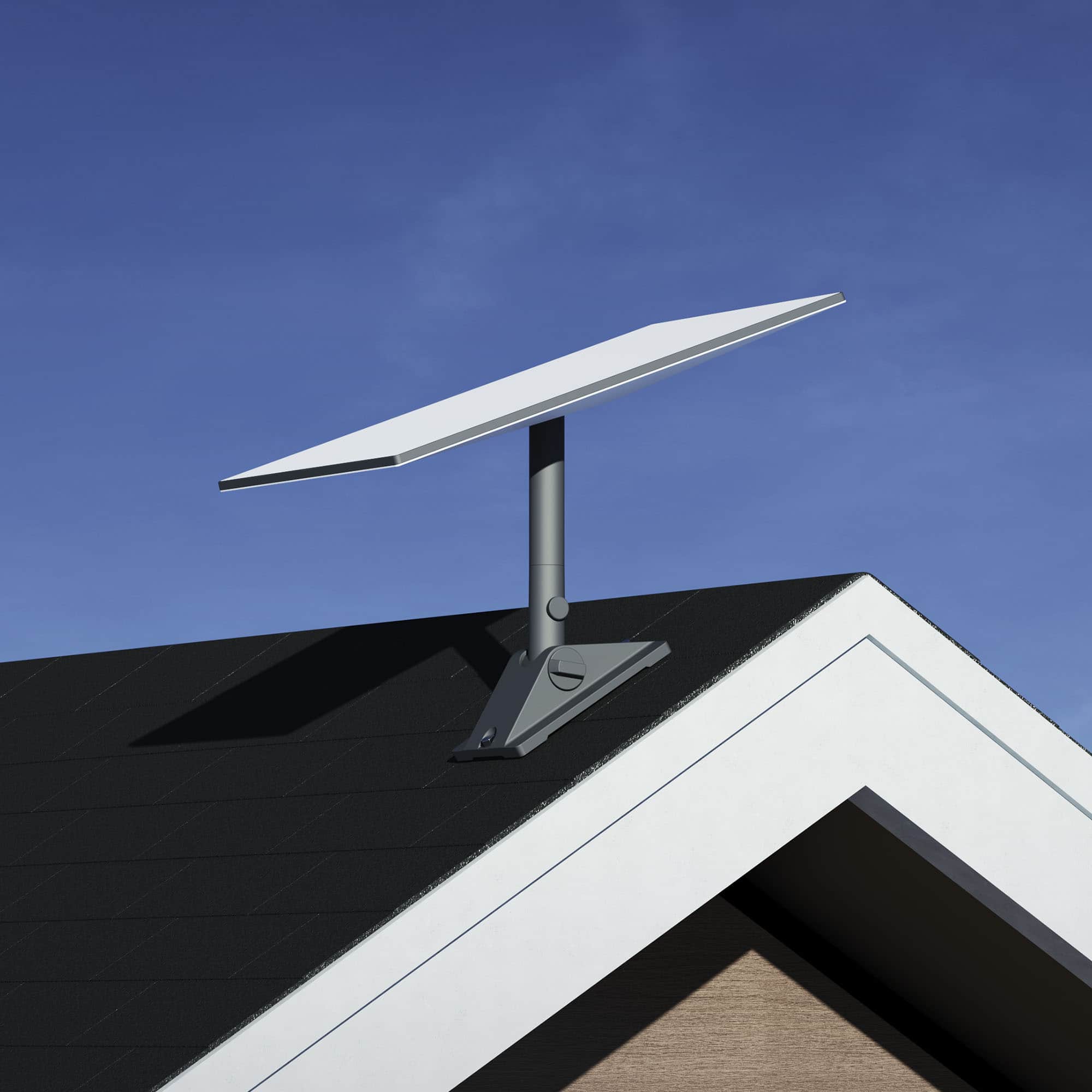 Angle. STARLINK - Pivot Mount - Standard Kit (latest generation) - Gray.