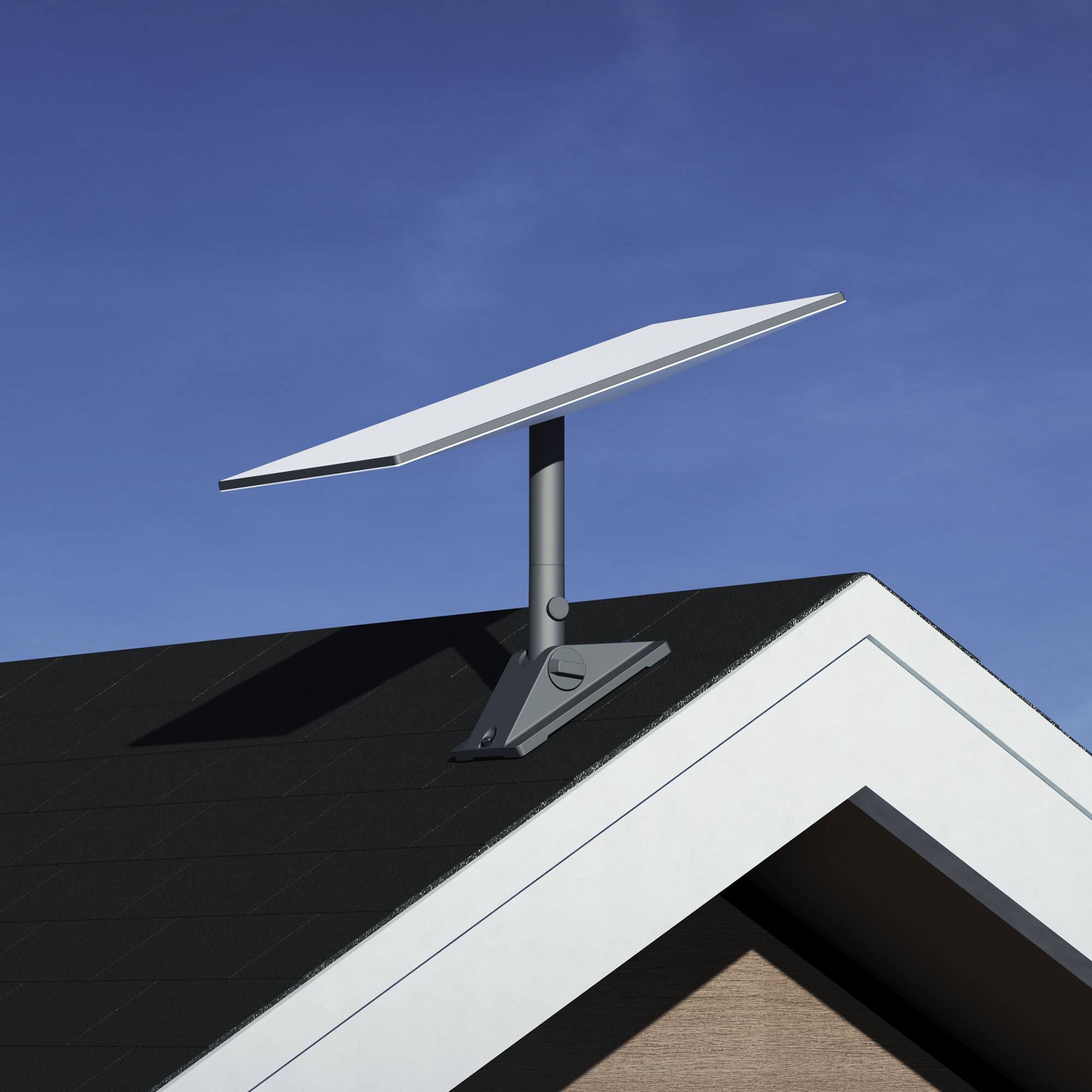 Angle. STARLINK - Pivot Mount - Standard Kit (latest generation) - Gray.