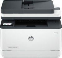 HP - LaserJet Pro MFP 3101sdw Wireless Black-and-White All-in-One Laser Printer - White - Front_Zoom