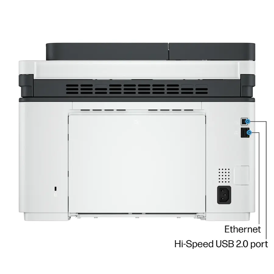Ethernet Hi-Speed USB 2.0 port