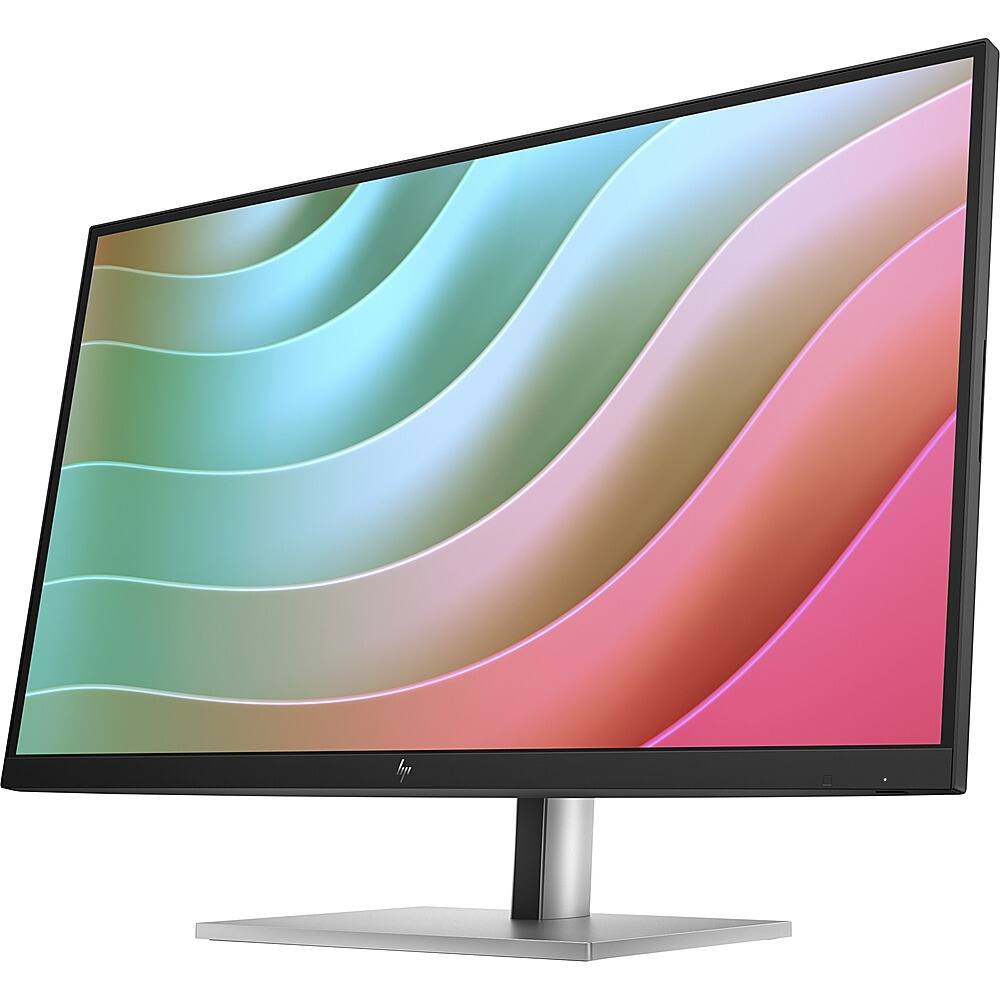 Left. HP - 27" IPS LCD 4K UHD 60Hz Monitor (USB, HDMI) - Black.