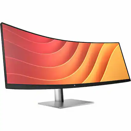 Front Zoom. HP - 44.5" VA LED Curved 165Hz FreeSync Premium (AMD Adaptive Sync) Monitor (USB, HDMI) - Black, Silver, Multicolor.