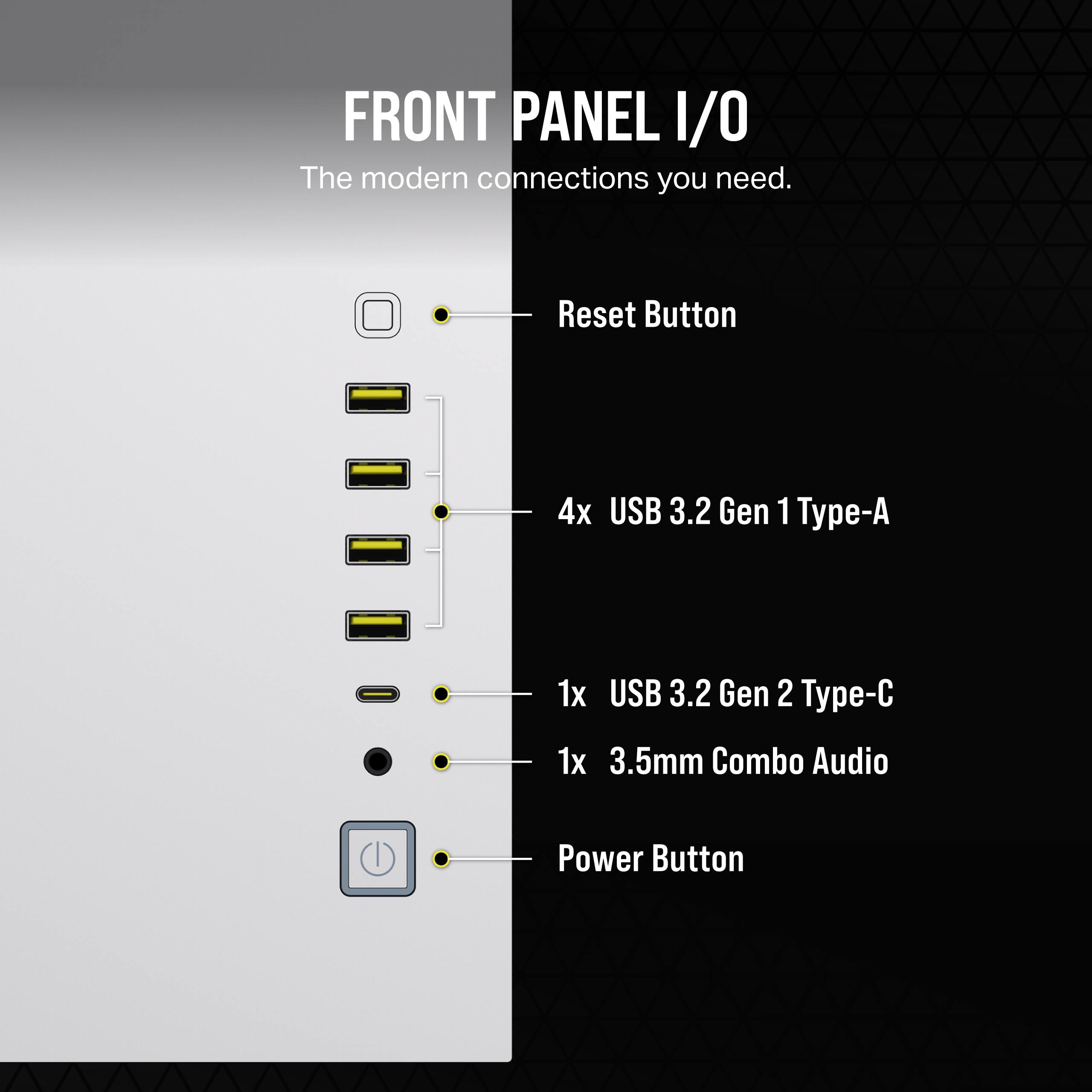 Alt View 31. CORSAIR - 6500X ATX Mid-Tower Dual Chamber PC Case - Black.