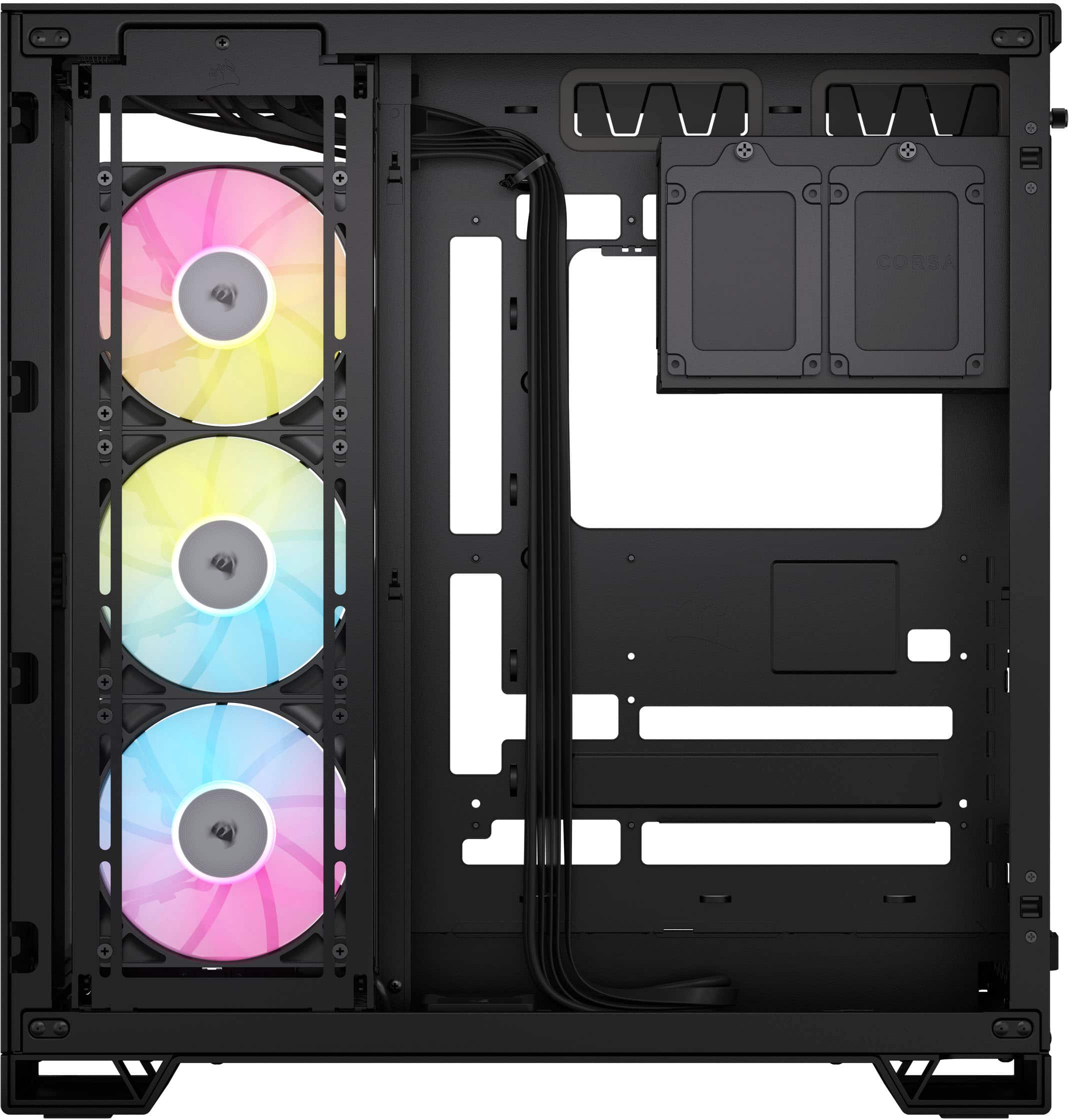 Front Panel I/O: The modern connections you need.
1. Reset Button
2. 4x USB 3.2 Gen 1 Type-A
3. 1x USB 3.2 Gen 2 Type-C
4. 1x 3.5mm Combo Audio
5. Power Button