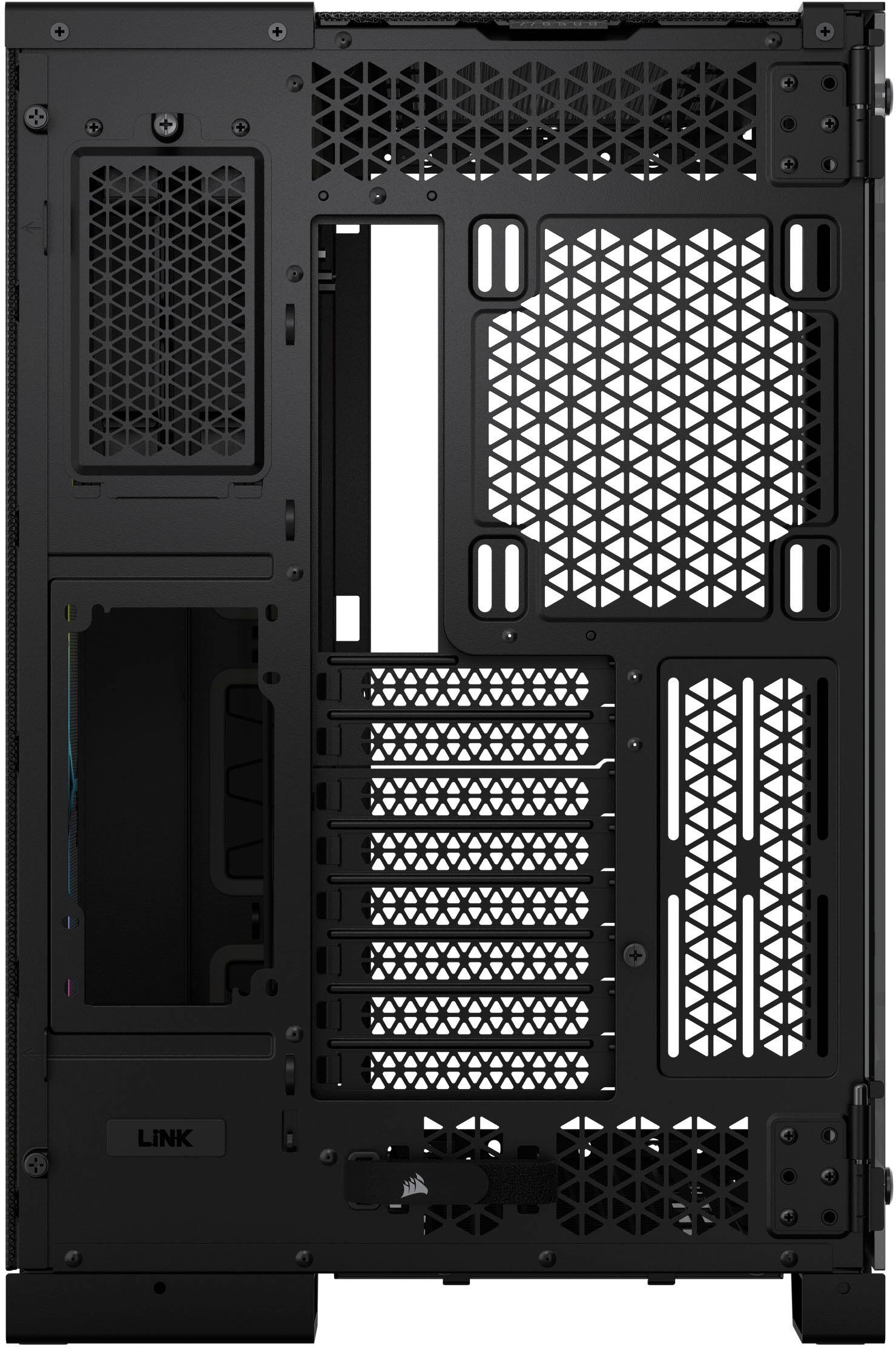 Alt View 26. CORSAIR - 6500X ATX Mid-Tower Dual Chamber PC Case - Black.