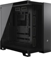 CORSAIR - 6500X ATX Mid-Tower Dual Chamber Case - Black - Front_Zoom