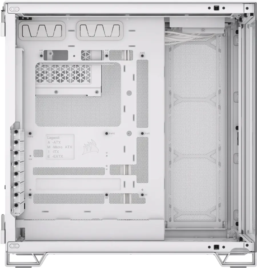 The text on the image reads:

- MATX M-Micro ATX
- ITX - ITX = -EATX
- AME - AME = -EATX
- M-Micro ATX
- ITX
- AME
- EATX

The corrected text is:

- MATX M-Micro ATX
- ITX - ITX = -EATX
- AME - AME = -EATX
- M-Micro ATX
- ITX
- AME
- EATX