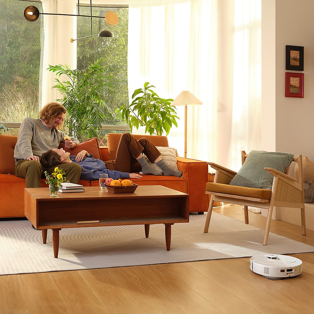 Alt View 25. Roborock - Qrevo Pro Wi-Fi Connected Robot Vacuum and Mop with FlexiArm Design Edge Mopping, Dynamic Hot Water Mop Washing - White.
