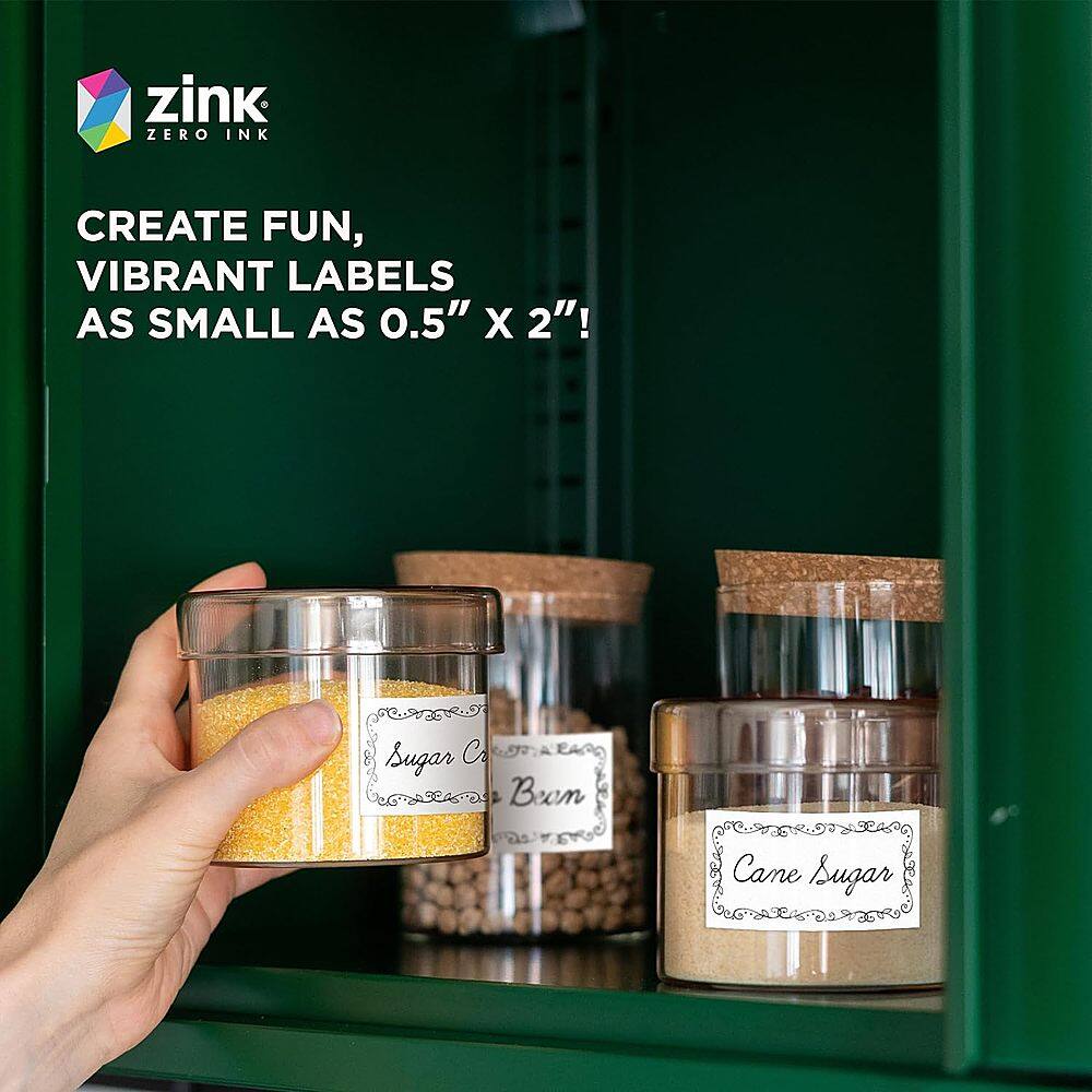 Zink creates fun, vibrant labels as small as 0.5" x 2"! Sugar C Bean, Cane Sugar, and Caramel Lugar are some of the products available.