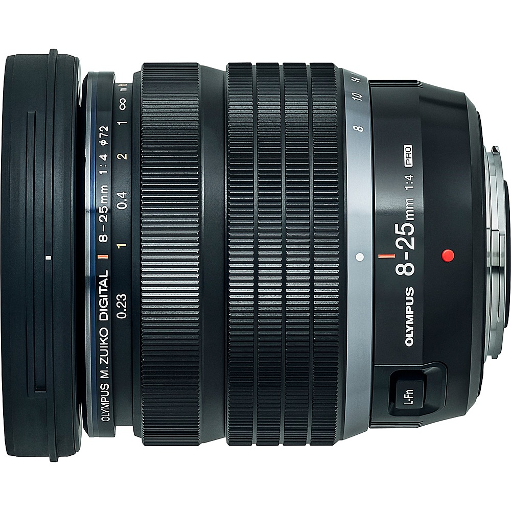 M.ZUIKO DIGITAL 8-25 mm f/4-22 Ultra Wide Angle Zoom Lens For Olympus Micro  Four Thirds Mirrorless Cameras Black V313030BU000 - Best Buy