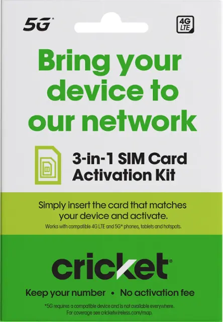 Cricket Wireless Sim Card Multi Ssgn Best Buy