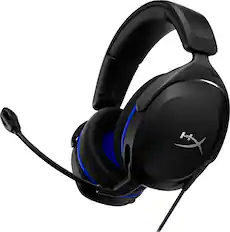 Front. HyperX - Cloud Stinger 2 Core Wired Gaming Headset for PS4 and PS5 - Black.