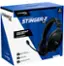 The text on the image reads: "HyperX Cloud Stinger 2 Core Lightweight Comfort - 40mm Drivers - TMT 40mm - Swivel-to-Mute Mic - In-Game Audio - Immersive Gaming Experience - PS5/P54."