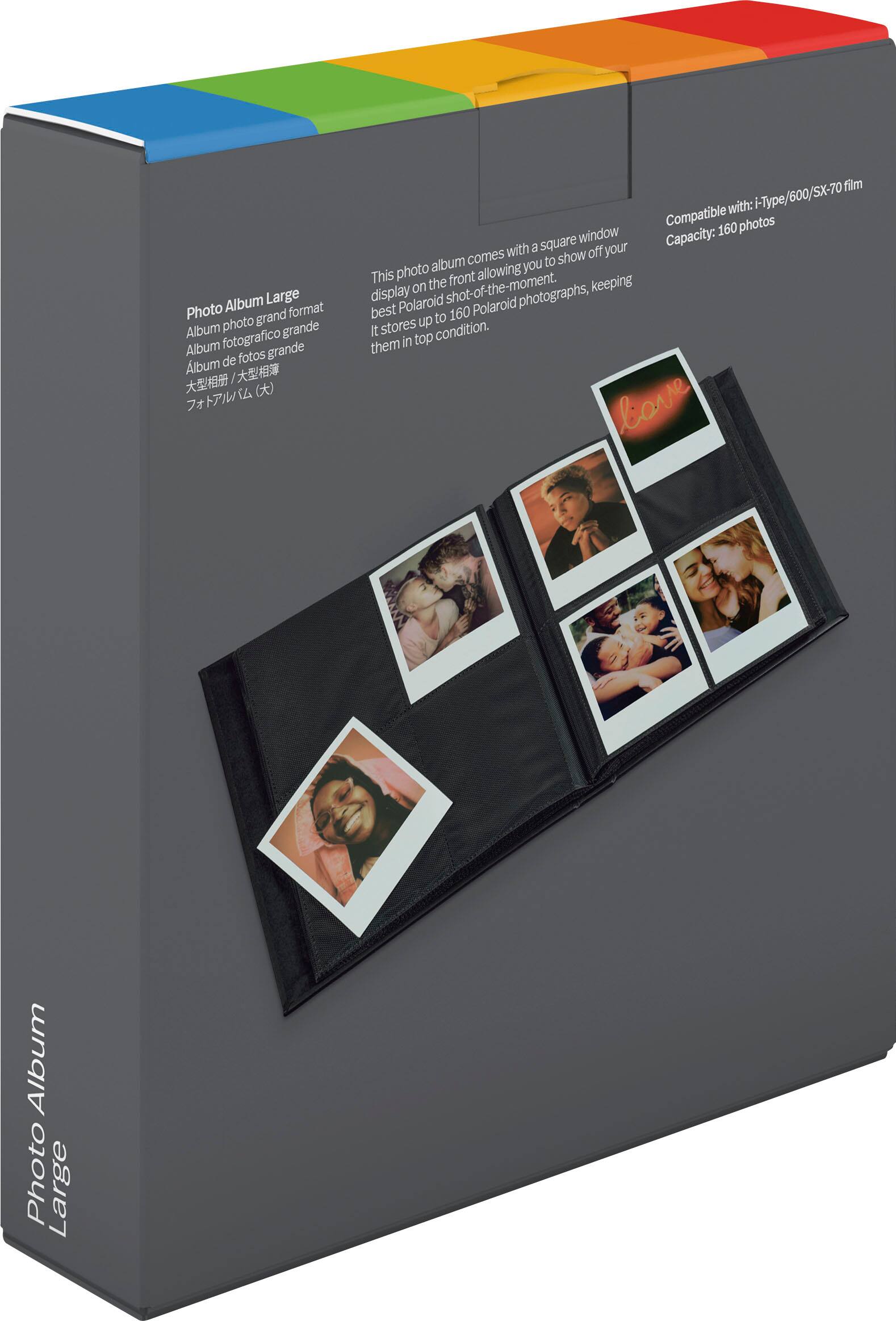 Album Photo Large: The perfect way to store and display your precious memories. With a generous capacity of 160 pages, you can now showcase all your cherished photographs, preserving them in the best possible condition.
