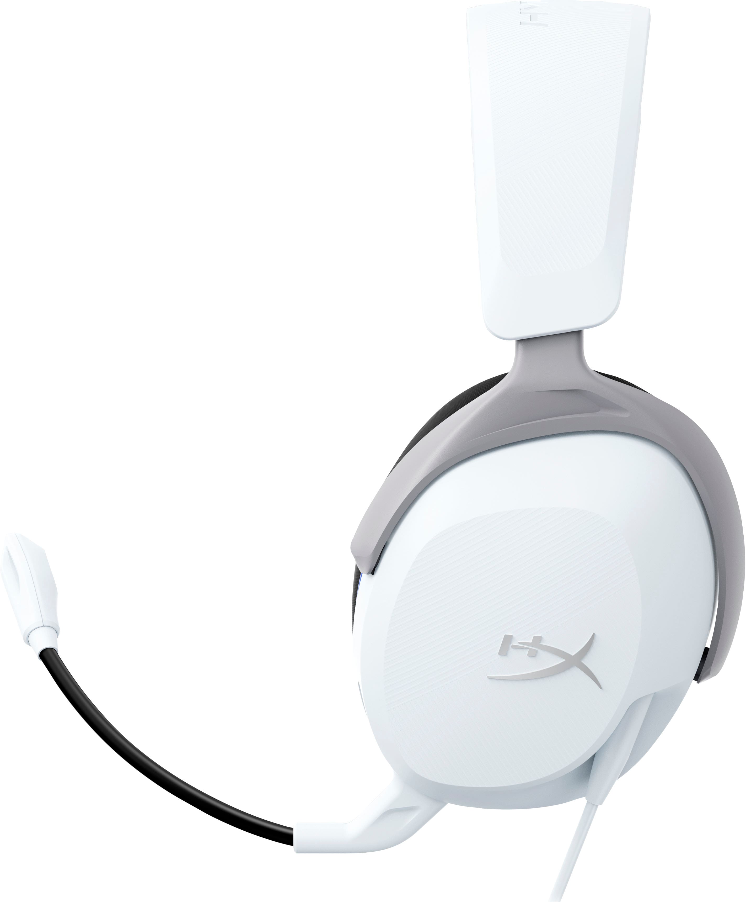 Angle View: HyperX - Cloud Stinger 2 Core Wired Gaming Headset for PS4 and PS5 - White