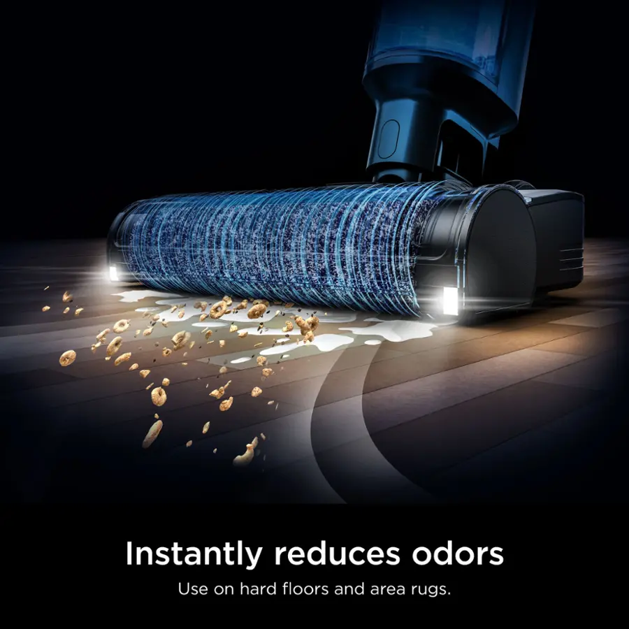 Instantly reduces odors. Use on hard floors and area rugs.