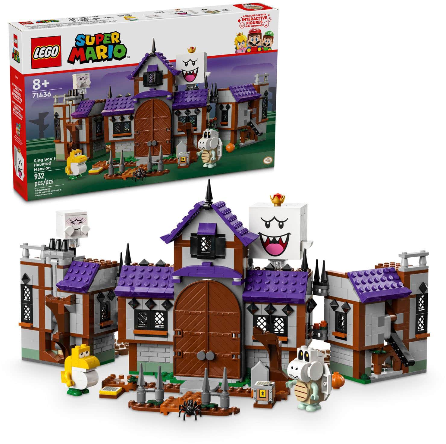 Front. LEGO - Super Mario King Boo’s Haunted Mansion.