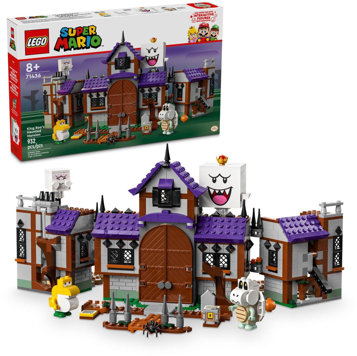 Front. LEGO - Super Mario King Boo’s Haunted Mansion.