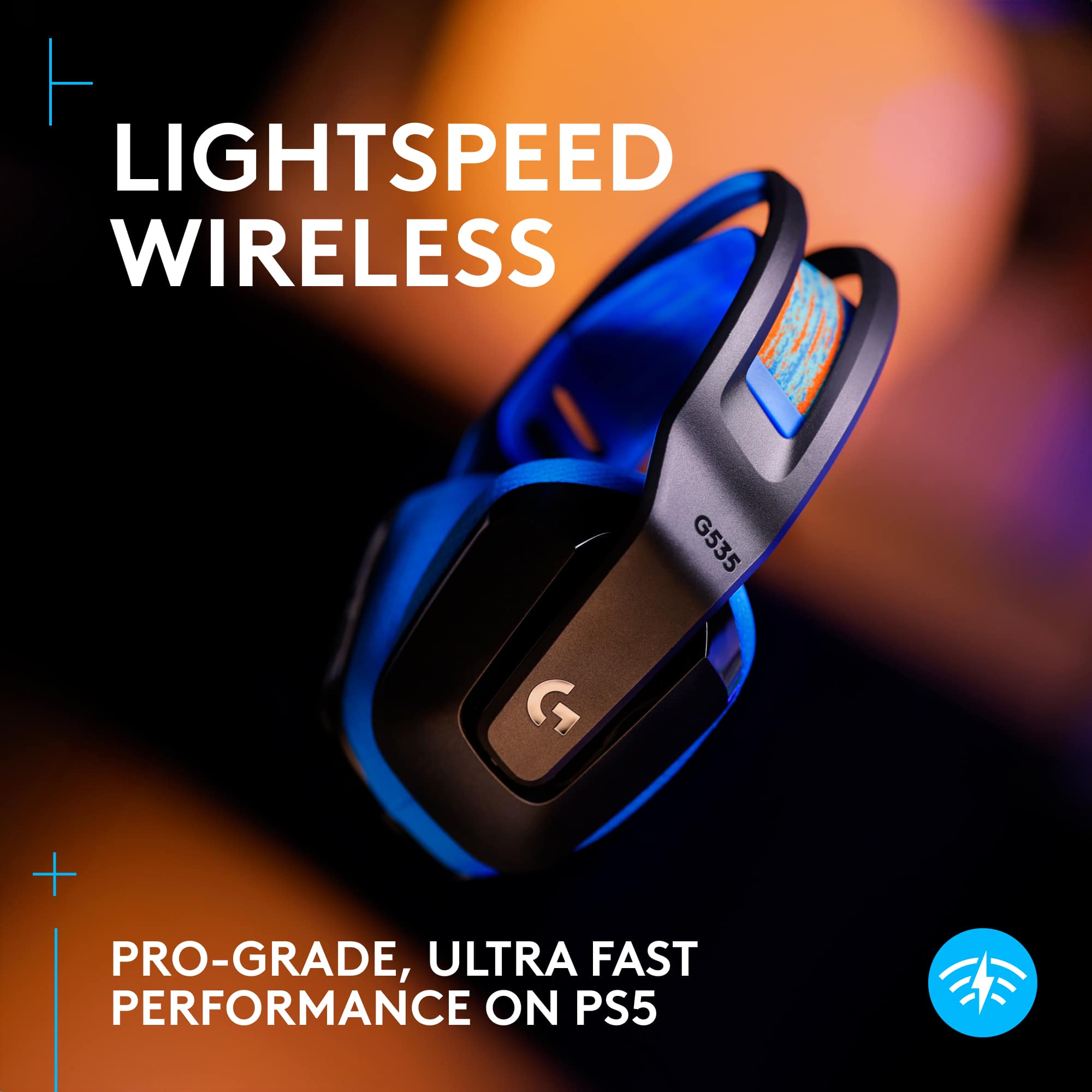 Lightspeed Wireless G535 G + Pro-grade, Ultra Fast Performance on PS5