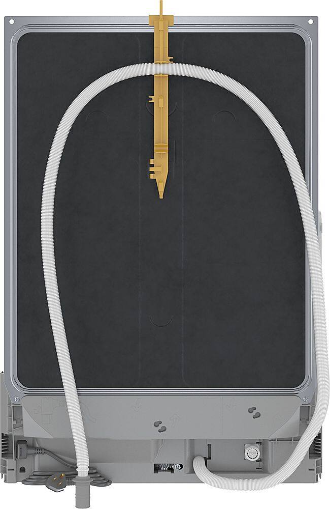 Back. Bosch - 100 Series 24" Front Control Smart Built-In Stainless Steel Tub Dishwasher with PrecisionWash, 48 dBA - White.