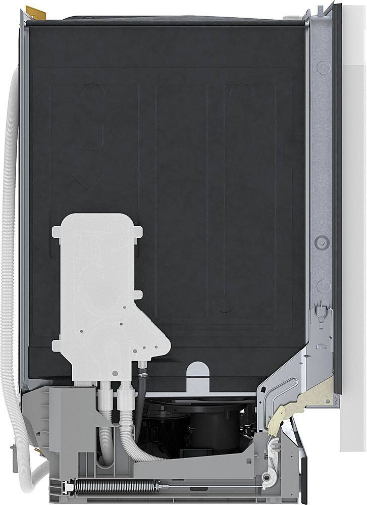 Alt View 1. Bosch - 100 Series 24" Front Control Smart Built-In Stainless Steel Tub Dishwasher with PrecisionWash, 48 dBA - White.